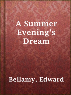 A Summer Evening's Dream - ebook
